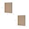 American Art Décor™ Walnut Brown Contemporary Wood Wall Décor Set
